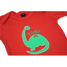 Personalised Embroidered Baby/Toddlers Dinosaur Vest